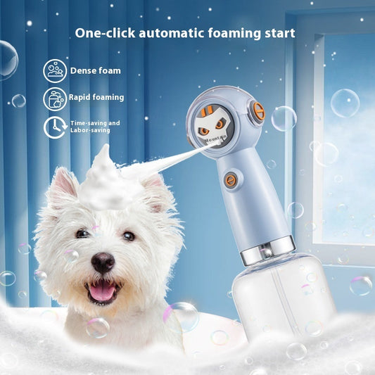 Electric Bubbler Cat And Dog Shower Gel Frothing Machine