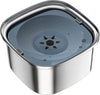 Pet Stainless Steel Water Bowl Large Capacity Floating