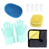 Pet Bathing Gloves Dog Bath Supplies Set