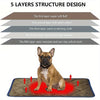 Dog Cat Bed, Cat Dog Non-Slip Mat, Extra Warm Thermal Pet Pad  Self-Heating Cat Mat Warm Thermal Pet Pad Washable Dog Crate Pad Heat Dog Cat Bed Mat Blanket Non-Slip Bottom For Outdoor And Indoor Pets