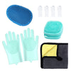 Pet Bathing Gloves Dog Bath Supplies Set