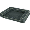 Kennel Stripe Dehaired Angora Removable Pet Bed