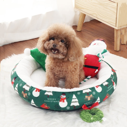 Christmas Mattresses For Pet Dogs And Cats, Warm Pet Beds, Kennel, Small And Medium-sized Dogs, Puppies And Kittens, And Extra Sizes For Sleeping