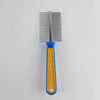 Pet Stainless-steel Needle Double-row Comb Dogs And Cats Cleaning And Beauty
