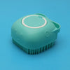 Silicone Dog Bath Massage Gloves Brush Pet Cat Bathroom Cleaning Tool Comb Brush For Dog Can Pour Shampoo Dog Grooming Supplies